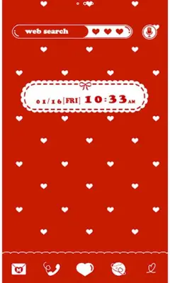 Cute Wallpaper Polka Hearts android App screenshot 3